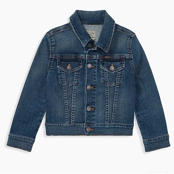 Polo Ralph Lauren Other - POLO RALPH LAUREN GIRL’S DENIM TRUCKER JACKET SIZE 12 RETAIL $89